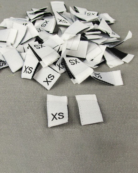 White Size Pips Letters